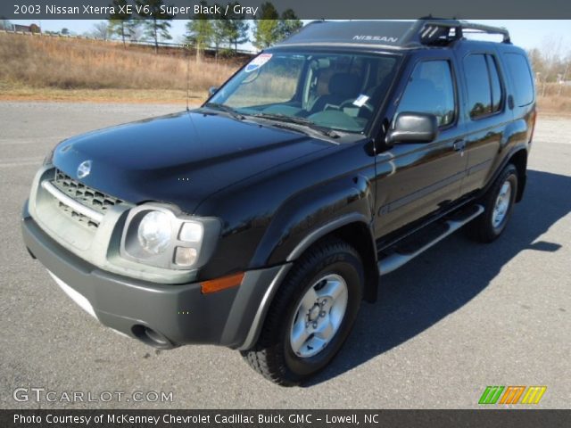 2003 Nissan Xterra XE V6 in Super Black