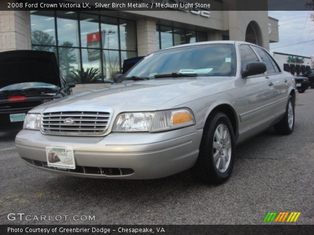 2008 Ford Crown Victoria LX in Silver Birch Metallic