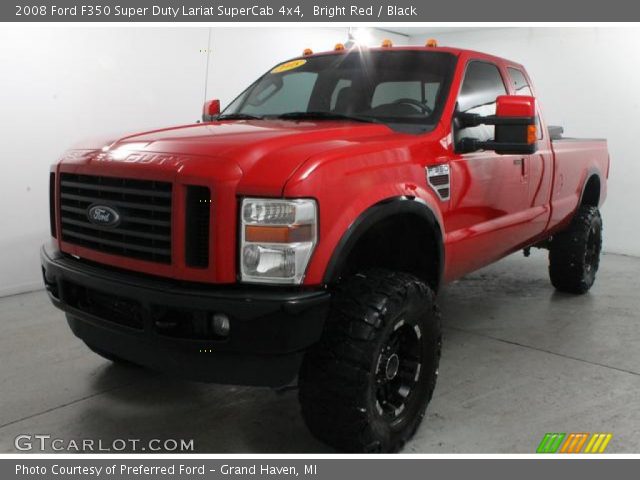 2008 Ford F350 Super Duty Lariat SuperCab 4x4 in Bright Red