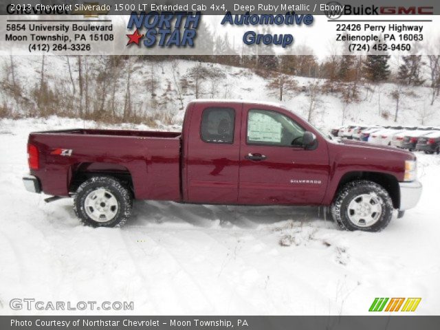 2013 Chevrolet Silverado 1500 LT Extended Cab 4x4 in Deep Ruby Metallic