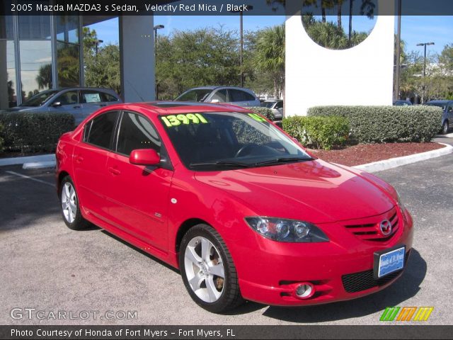 2005 Mazda MAZDA3 s Sedan in Velocity Red Mica