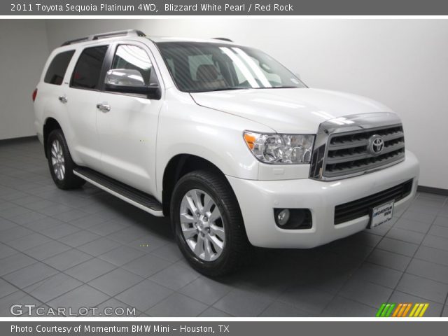 2011 Toyota Sequoia Platinum 4WD in Blizzard White Pearl