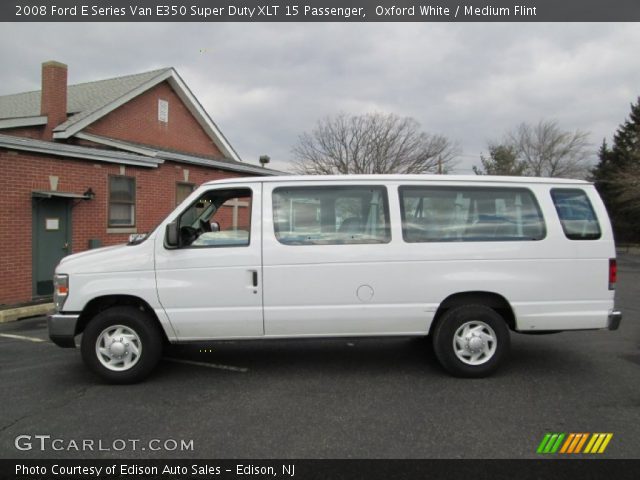 2008 Ford E Series Van E350 Super Duty XLT 15 Passenger in Oxford White