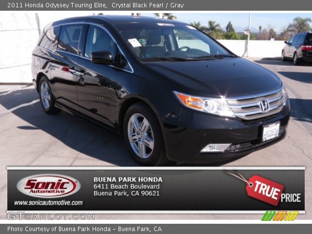 2011 Honda Odyssey Touring Elite in Crystal Black Pearl