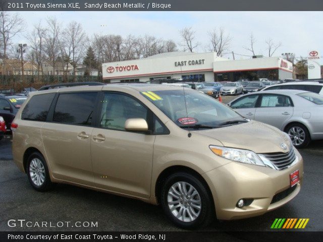 2011 Toyota Sienna XLE in Sandy Beach Metallic