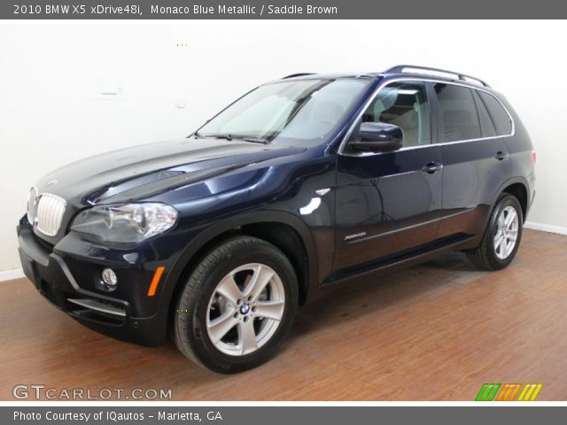 2010 BMW X5 xDrive48i in Monaco Blue Metallic