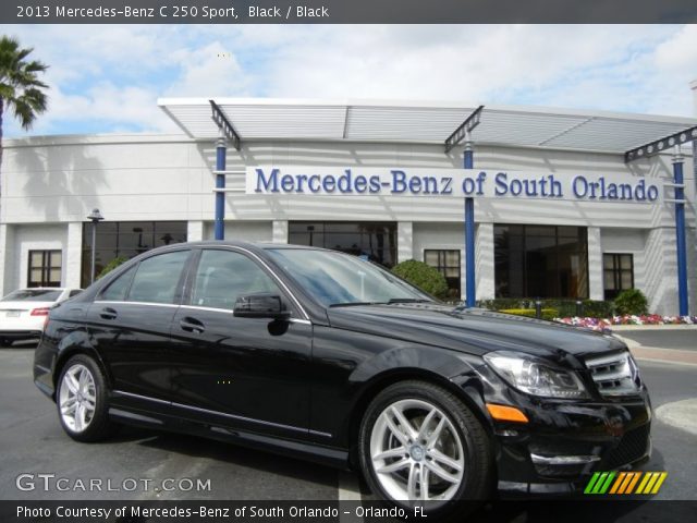 2013 Mercedes-Benz C 250 Sport in Black