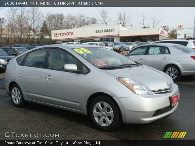 2008 Toyota Prius Hybrid in Classic Silver Metallic