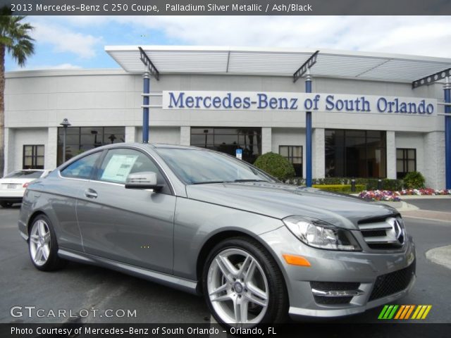 2013 Mercedes-Benz C 250 Coupe in Palladium Silver Metallic