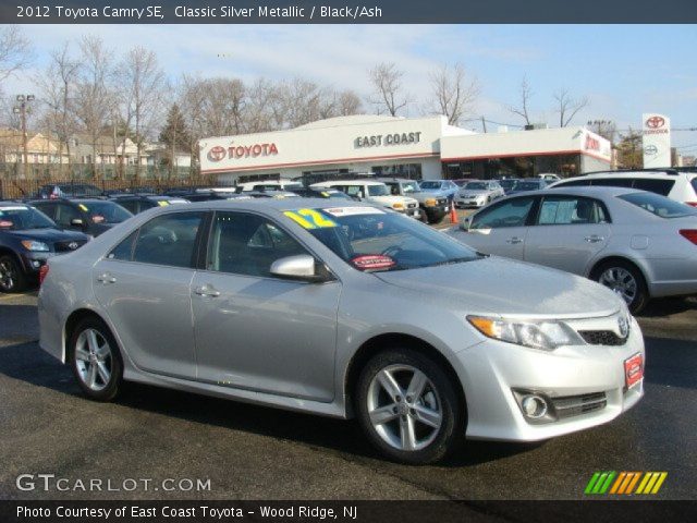 2012 Toyota Camry SE in Classic Silver Metallic