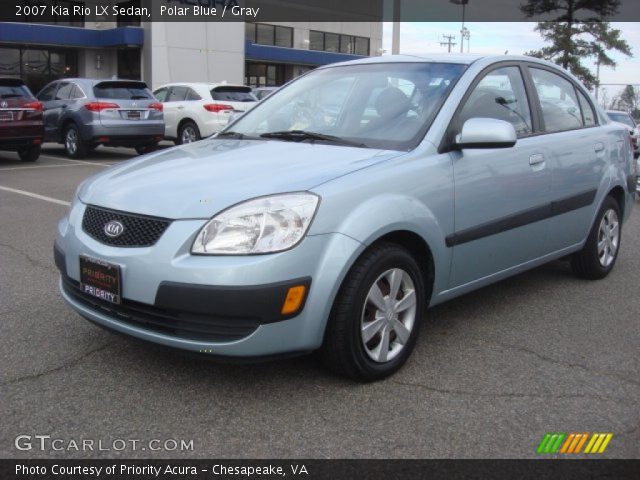 2007 Kia Rio LX Sedan in Polar Blue