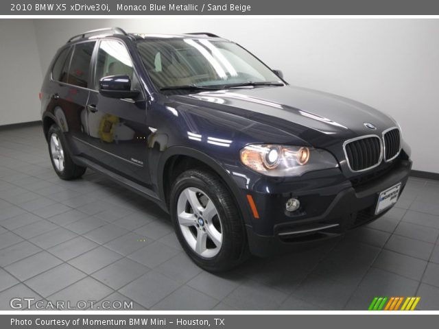 2010 BMW X5 xDrive30i in Monaco Blue Metallic