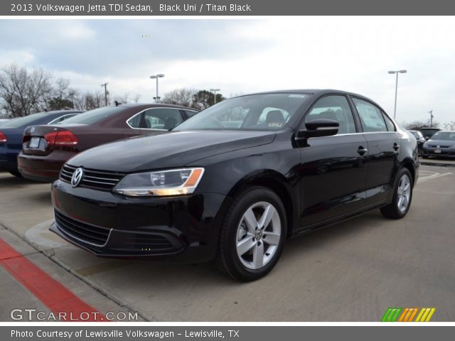 2013 Volkswagen Jetta TDI Sedan in Black Uni
