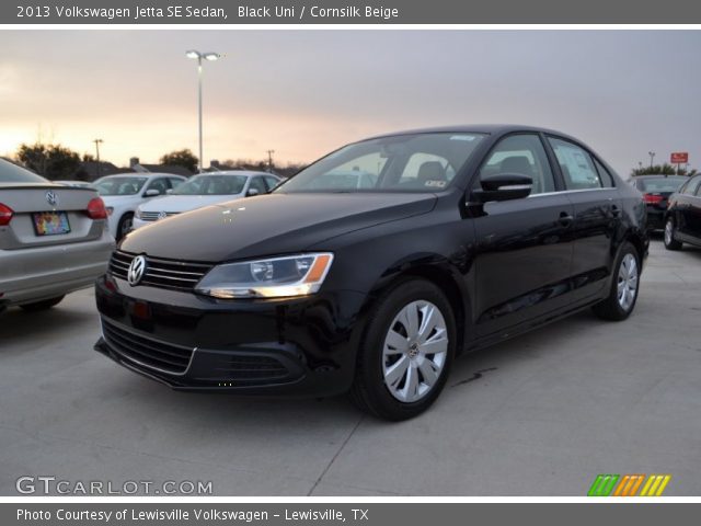 2013 Volkswagen Jetta SE Sedan in Black Uni
