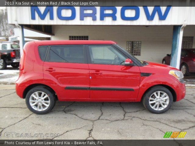 2013 Kia Soul + in Molten Red