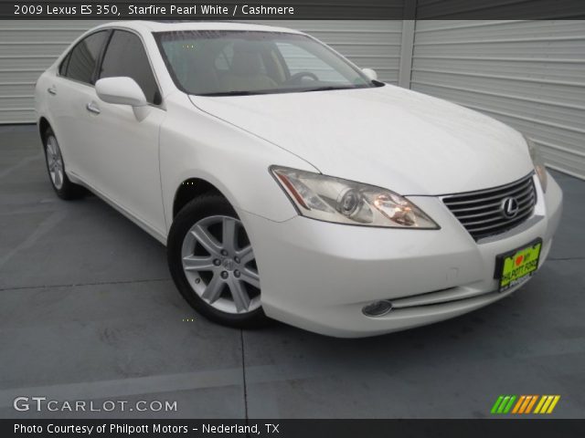 2009 Lexus ES 350 in Starfire Pearl White