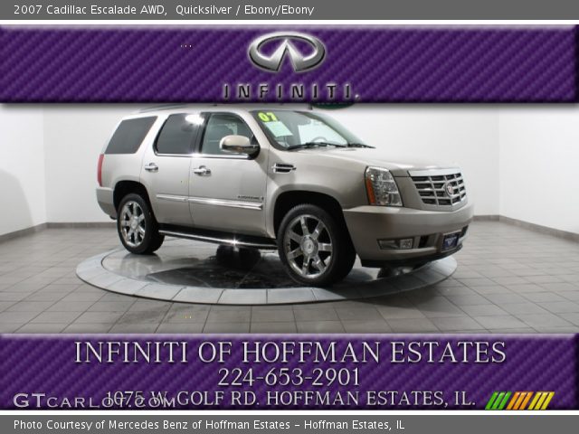 2007 Cadillac Escalade AWD in Quicksilver