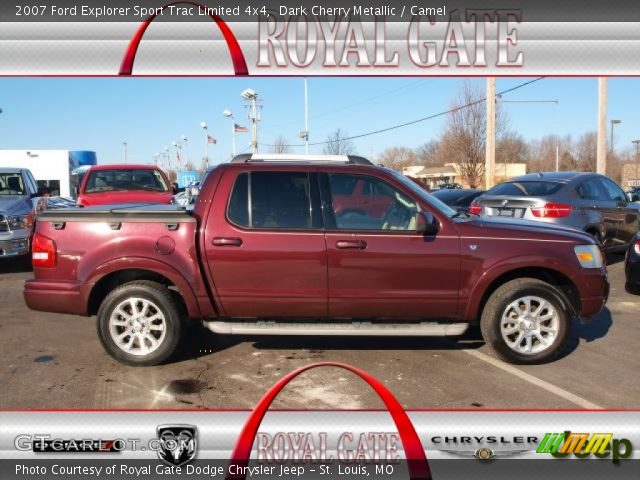 2007 Ford Explorer Sport Trac Limited 4x4 in Dark Cherry Metallic