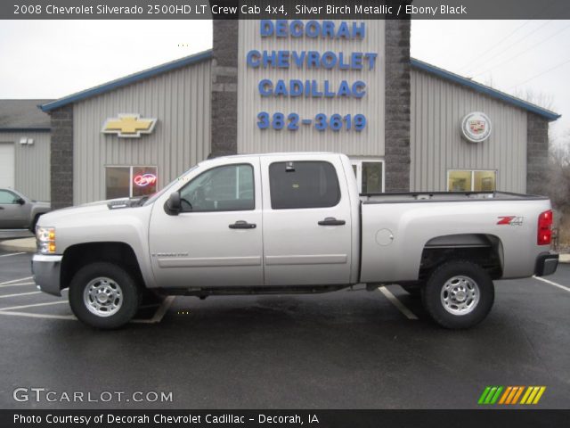 2008 Chevrolet Silverado 2500HD LT Crew Cab 4x4 in Silver Birch Metallic