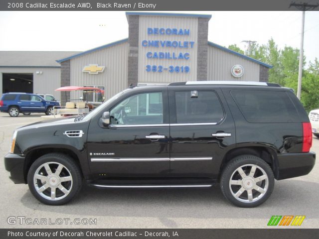 2008 Cadillac Escalade AWD in Black Raven