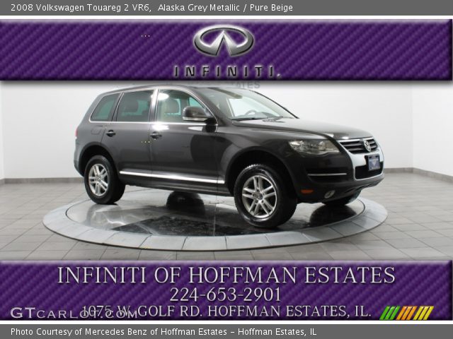 2008 Volkswagen Touareg 2 VR6 in Alaska Grey Metallic