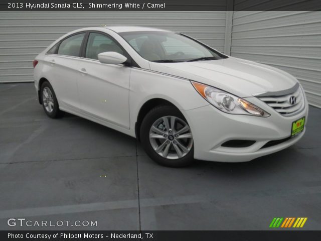 2013 Hyundai Sonata GLS in Shimmering White