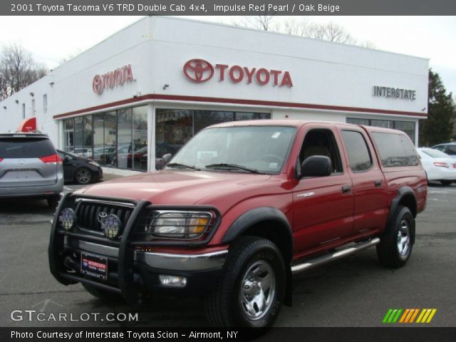 2001 Toyota Tacoma V6 TRD Double Cab 4x4 in Impulse Red Pearl