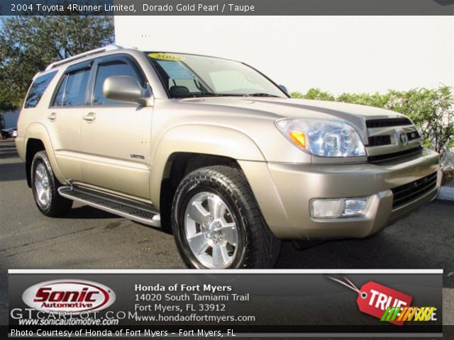 2004 Toyota 4Runner Limited in Dorado Gold Pearl