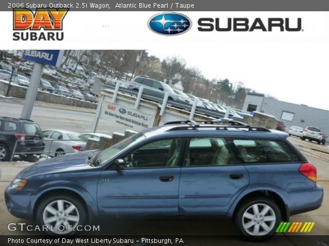 2006 Subaru Outback 2.5i Wagon in Atlantic Blue Pearl