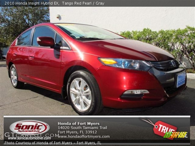 2010 Honda Insight Hybrid EX in Tango Red Pearl