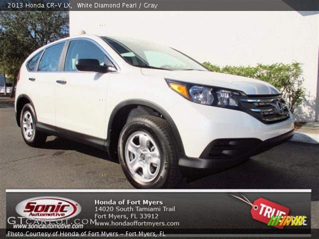 2013 Honda CR-V LX in White Diamond Pearl