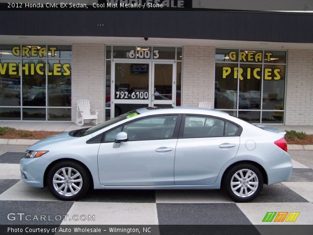 2012 Honda Civic EX Sedan in Cool Mist Metallic