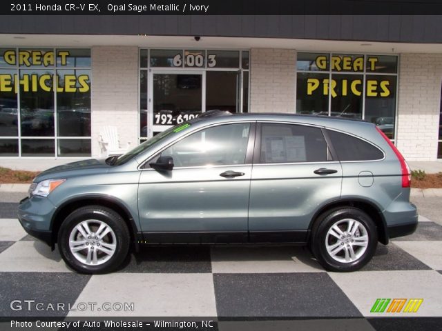 2011 Honda CR-V EX in Opal Sage Metallic