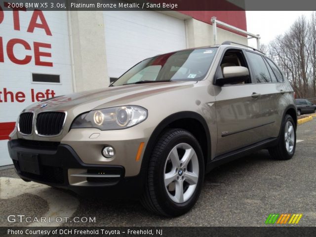 2008 BMW X5 3.0si in Platinum Bronze Metallic