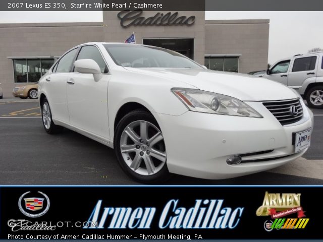 2007 Lexus ES 350 in Starfire White Pearl