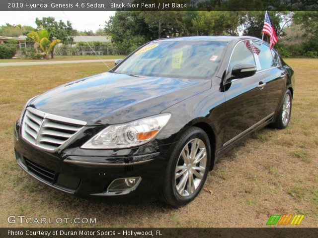 2010 Hyundai Genesis 4.6 Sedan in Black Noir Pearl