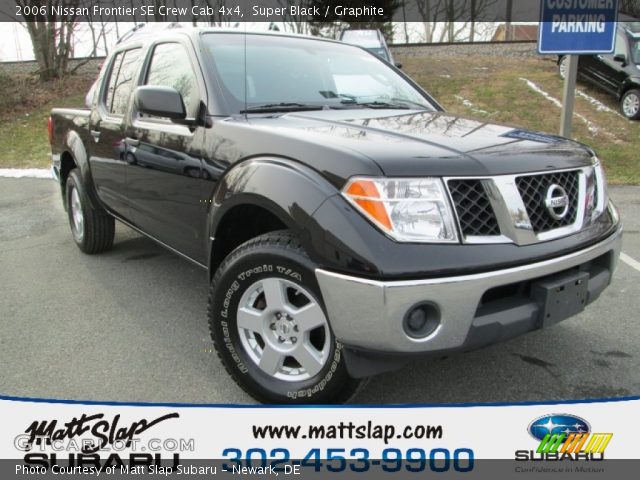 2006 Nissan Frontier SE Crew Cab 4x4 in Super Black
