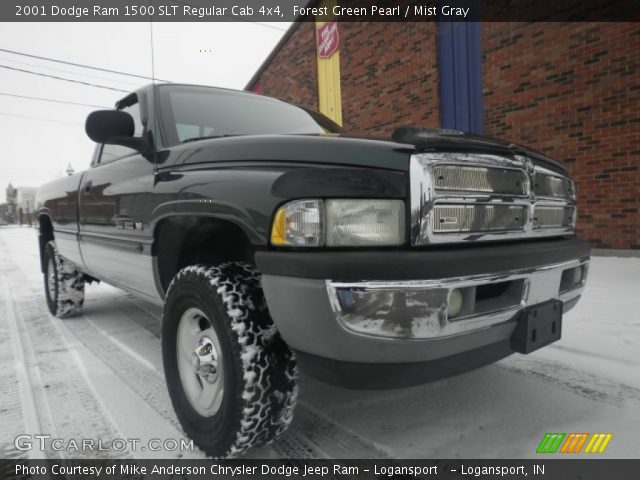 2001 Dodge Ram 1500 SLT Regular Cab 4x4 in Forest Green Pearl