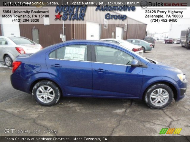 2013 Chevrolet Sonic LT Sedan in Blue Topaz Metallic