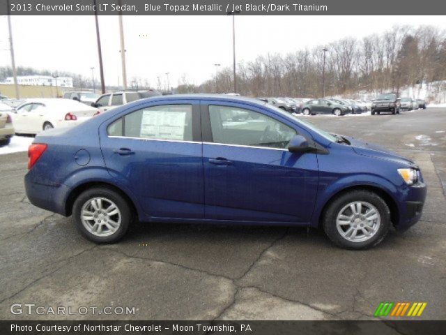2013 Chevrolet Sonic LT Sedan in Blue Topaz Metallic