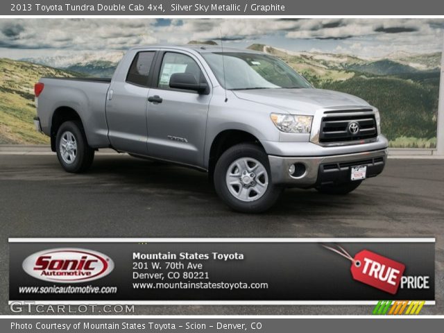 2013 Toyota Tundra Double Cab 4x4 in Silver Sky Metallic