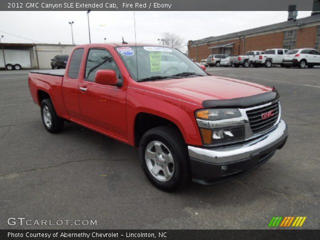 2012 GMC Canyon SLE Extended Cab in Fire Red