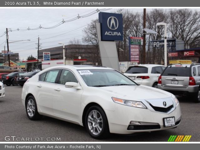 2010 Acura TL 3.5 in White Diamond Pearl