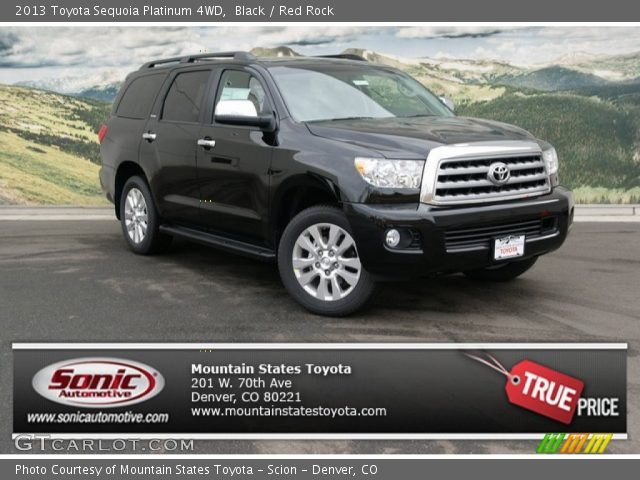 2013 Toyota Sequoia Platinum 4WD in Black