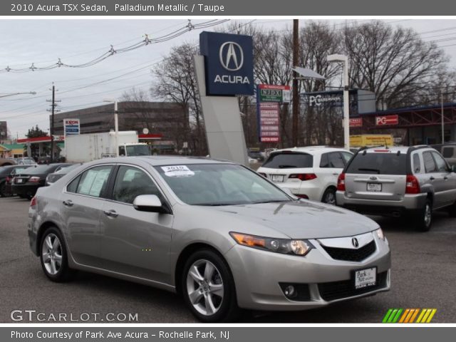 2010 Acura TSX Sedan in Palladium Metallic