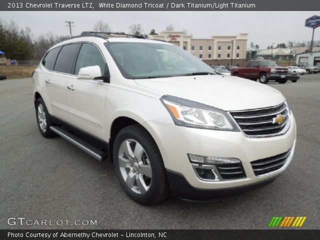 2013 Chevrolet Traverse LTZ in White Diamond Tricoat