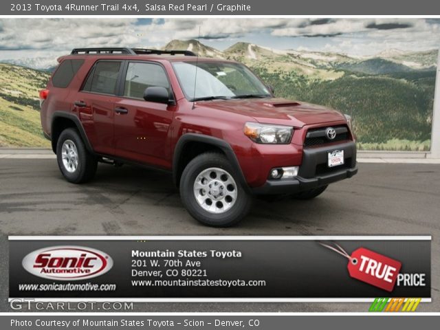2013 Toyota 4Runner Trail 4x4 in Salsa Red Pearl