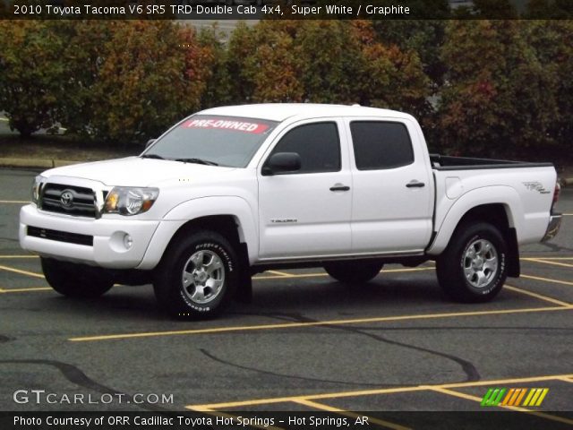 2010 Toyota Tacoma V6 SR5 TRD Double Cab 4x4 in Super White