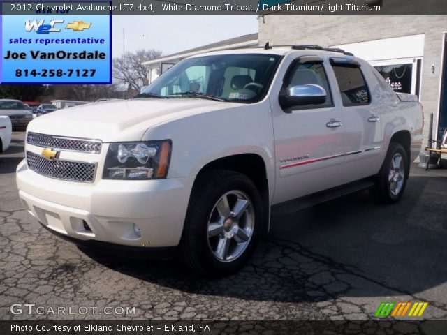 2012 Chevrolet Avalanche LTZ 4x4 in White Diamond Tricoat