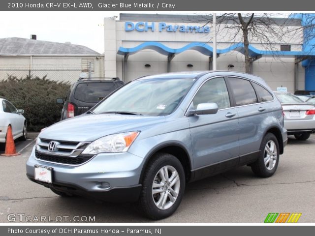 2010 Honda CR-V EX-L AWD in Glacier Blue Metallic